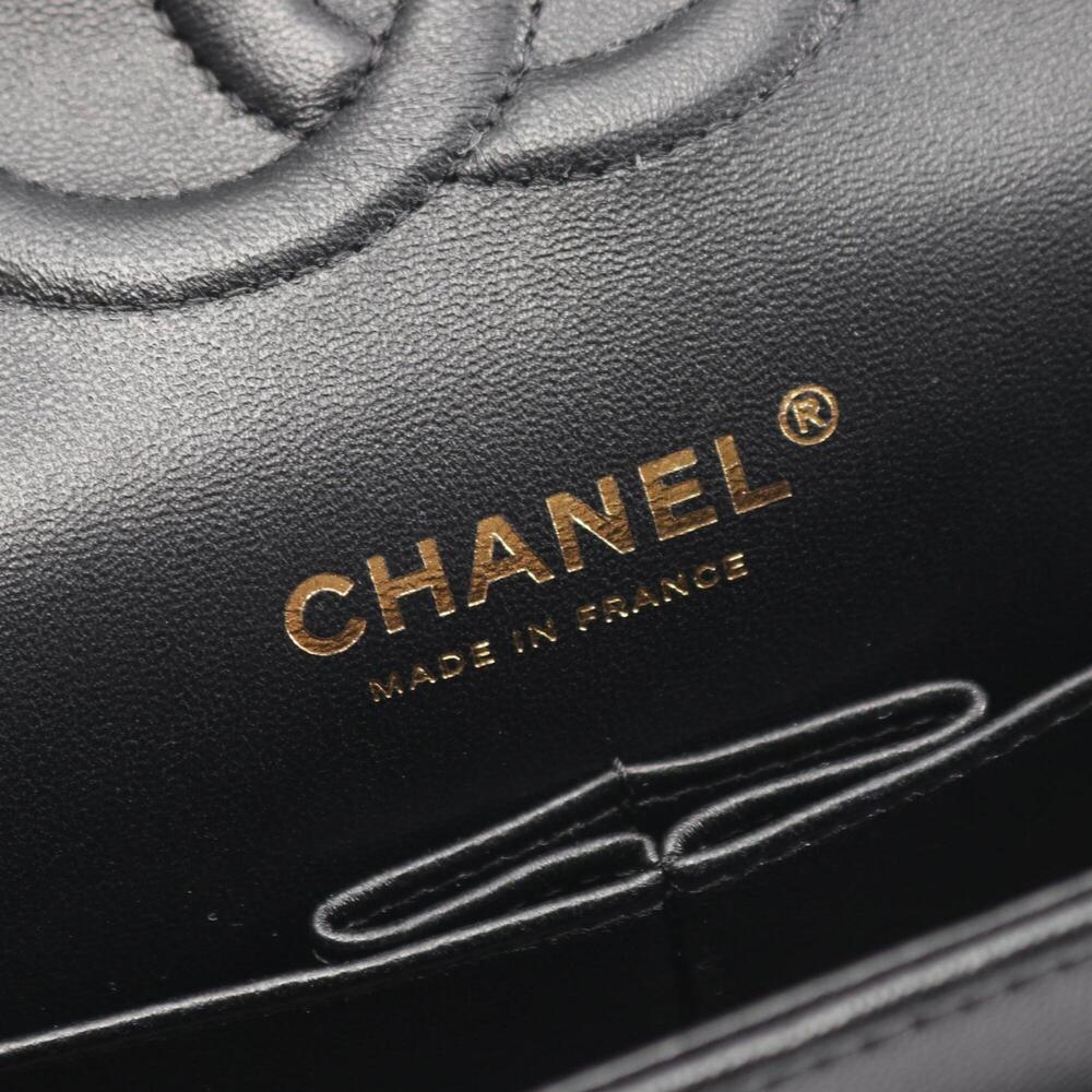 Chanel Matelassé Double Flap Shoulder Bag/Handbag, Lambskin Leather, Women's,... - Picture 4 of 9